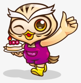 Owl Annoucement Character Illustration Beak Cartoon - Cartoon, HD Png Download, Transparent PNG