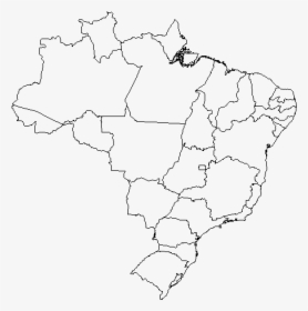 Plot Zoom - Mapa Do Brasil Contorno Png, Transparent Png, Transparent PNG
