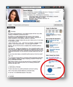How To Add Resume To Linkedin Transparent Background - Linkedin Profile, HD Png Download, Transparent PNG