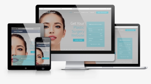 Plastic Surgery Website Presentation - Website Previews, HD Png Download, Transparent PNG