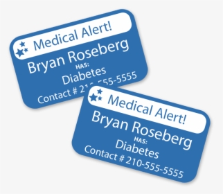 Medic Alert Labels For Diabetes, Autism And More - Bcc Research, HD Png Download, Transparent PNG