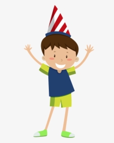 Cliparts Boy With Birthday Hat, HD Png Download, Transparent PNG