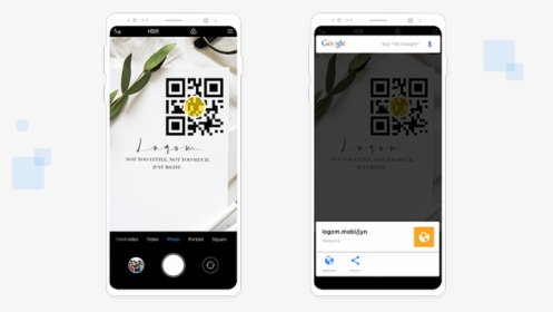 How To Scan A Qr Code On Android 9   Data Src Https - Iphone, HD Png Download, Transparent PNG