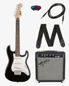Paquete De Guitarra Electrica Squier 0301812006 Pk - Fender Squier Stratocaster, HD Png Download, Transparent PNG
