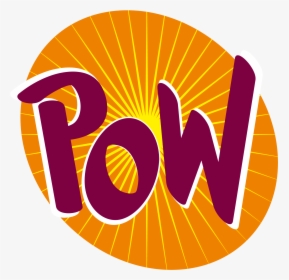 Pow Png Onomatopoeia - Graphic Design, Transparent Png, Transparent PNG