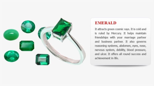 Slide-emerald - Properties Of An Emerald, HD Png Download, Transparent PNG