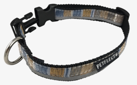 Blue Brown Vertically Striped Dog Collar - Bracelet, HD Png Download, Transparent PNG