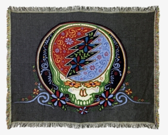 Woven Cotton Blanket With A Grateful Dead Steal Your - Grateful Dead Steal Your Face, HD Png Download, Transparent PNG