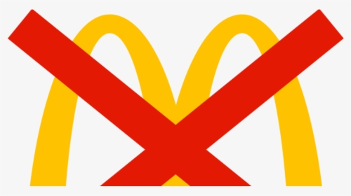 Mcdonalds With Line Through, HD Png Download, Transparent PNG