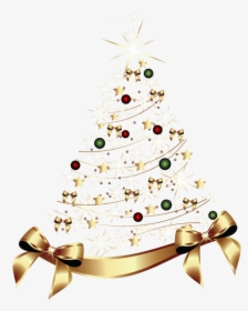 Gold Christmas Tree, Christmas Themes, Christmas Cards, - Transparent Christmas Tree Light Png, Png Download, Transparent PNG