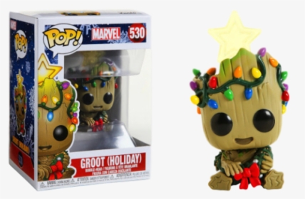 Funko Pop Christmas Groot, HD Png Download, Transparent PNG