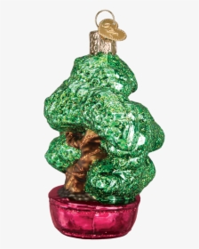 Old World Christmas Bonsai Tree Glass Ornament - Christmas Ornament, HD Png Download, Transparent PNG