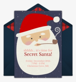Free Secret Santa Invite, HD Png Download, Transparent PNG