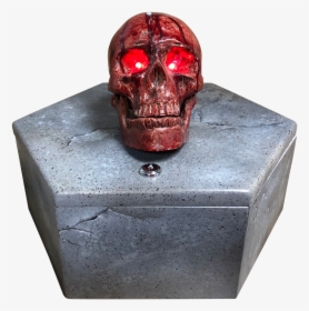 Copper Skull Coin Box Escape Room Prop - Skull, HD Png Download, Transparent PNG