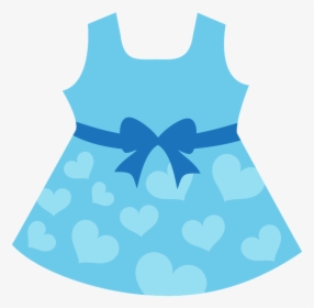 Transparent Bebe Clipart - Baby Girl Dress Clipart, HD Png Download, Transparent PNG