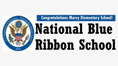 Marcy Banner Resized - Blue Ribbon School, HD Png Download, Transparent PNG