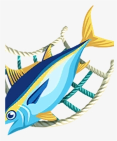Fishingnet - Atlantic Blue Marlin, HD Png Download, Transparent PNG