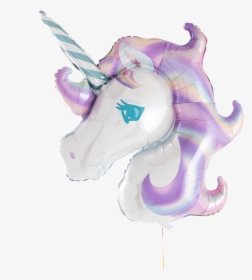 Pastel Unicorn Balloon - Illustration, HD Png Download, Transparent PNG