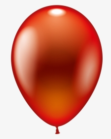 Red Metallic Balloon Png, Transparent Png, Transparent PNG