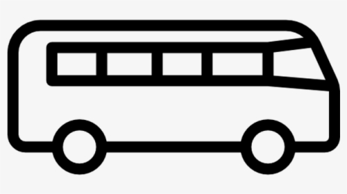 Bus Animation Black And White, HD Png Download, Transparent PNG