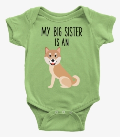 My Big Sister Is An Akita Inu Baby Onesie, Dog Newborn - Daddy's Little Khaleesi Onesie, HD Png Download, Transparent PNG