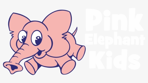 Pink Elephant Kids Parties - Cartoon, HD Png Download, Transparent PNG