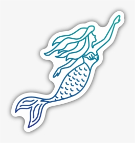 Mermaid Sticker, HD Png Download, Transparent PNG