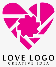 Abstract Vector Symbol Of Love Example Image - Heart, HD Png Download, Transparent PNG