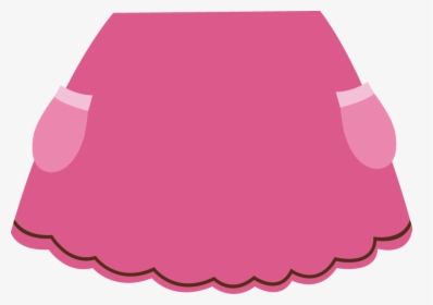 Clipart Snow Clothing - Clip Art Cartoon Skirt, HD Png Download, Transparent PNG
