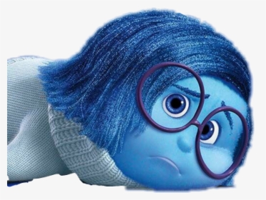 #sadness# Insideout #disneyfriends #disneypixar #tristezza#disney - Sadness Inside Out Laying Down, HD Png Download, Transparent PNG