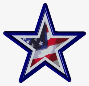 Dallas Cowboys Star Gif Clipart , Png Download - Cowboys Star American Flag, Transparent Png, Transparent PNG