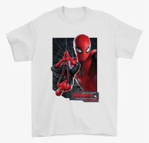 Upside Down Hanging Spider-man Far From Home Shirts - Playeras De Sonido Fania 97, HD Png Download, Transparent PNG