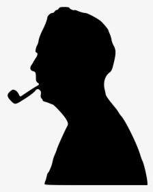 Silhouette Photography Mind Drawing - Man Is Smoking Png, Transparent Png, Transparent PNG