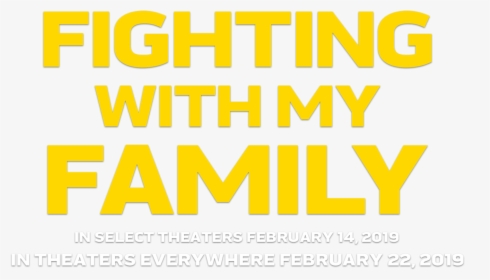 Fighting With My Family - Fighting With My Family Logo Png, Transparent Png, Transparent PNG