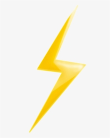 Yellow Lightning Png - Triangle, Transparent Png, Transparent PNG