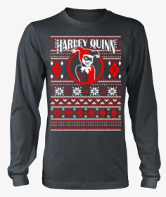 Harley Quinn Ugly Christmas Sweater Xmas - Bon Iver Band Tshirt, HD Png Download, Transparent PNG