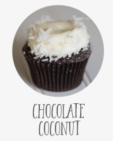 Chocolate-coconut - Cupcake, HD Png Download, Transparent PNG