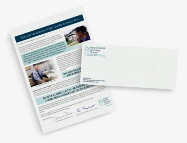 Mental Health Letter And Envelop - Flyer, HD Png Download, Transparent PNG