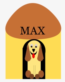 Dog In Doghouse Vector Image - Doghouse, HD Png Download, Transparent PNG