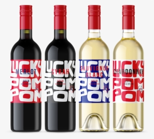 Lucky Pom Pom - Glass Bottle, HD Png Download, Transparent PNG