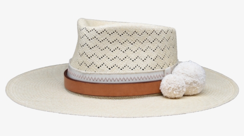 Ninakuru Long Brim Panama Hat With Artisanal Crown, - Crochet, HD Png Download, Transparent PNG