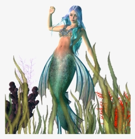 Transparent Fairy Png - Mermaid, Png Download, Transparent PNG