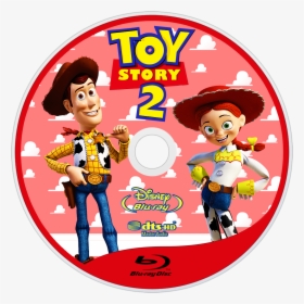 Toy Story 2 Bluray Disc Image - Dvd Cover Toy Story 2, HD Png Download, Transparent PNG