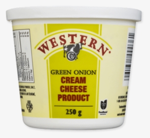 Western Cream Cheese Green Onion 24% Mf - Cream Cheese, HD Png Download, Transparent PNG