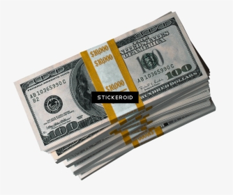 Money Dollars In Hand - Transparent One Hundred Dollars, HD Png Download, Transparent PNG