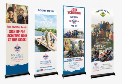 2019 Banner Ups Signage For Boy Scouts - Boy Scouts Of America, HD Png Download, Transparent PNG