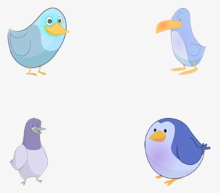 Cute Bird Icon Design - Cartoon, HD Png Download, Transparent PNG
