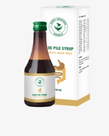 Aloe Pile Syrup - Glass Bottle, HD Png Download, Transparent PNG