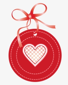 Christmas Tag Clipart Image Royalty Free Download Valentine - Valentine Heart Label Png, Transparent Png, Transparent PNG