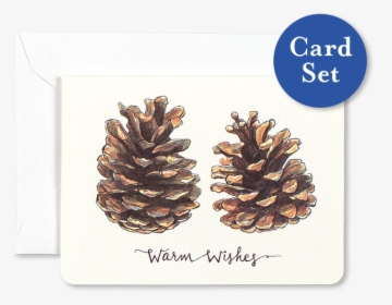 Pinecones Warm Wishes Mini Card Set Of - Warm Wishes, HD Png Download, Transparent PNG
